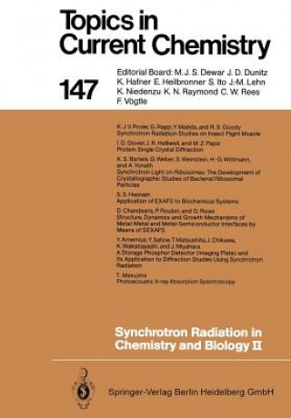 Book Synchrotron Radiation in Chemistry and Biology II Eckhard Mandelkow