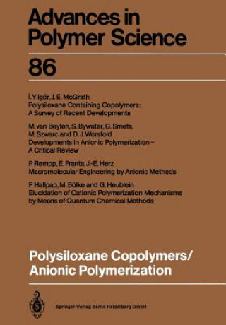 Könyv Polysiloxane Copolymers / Anionic Polymerization Marcel Van Beylen