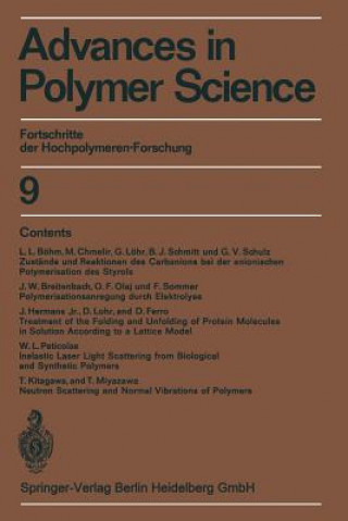 Kniha Advances in Polymer Science 