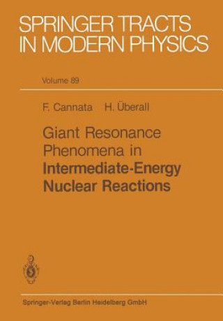 Könyv Giant Resonance Phenomena in Intermediate Energy Nuclear Reactions F. Cannata