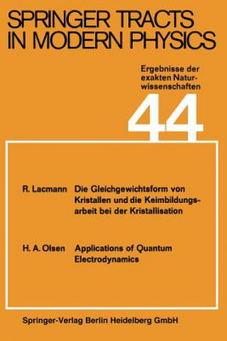 Βιβλίο Springer Tracts in Modern Physics 