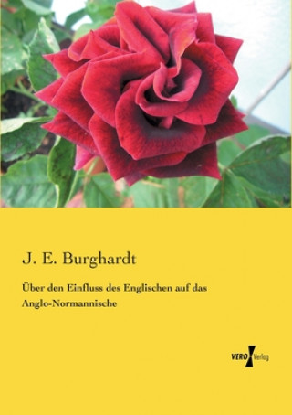 Książka UEber den Einfluss des Englischen auf das Anglo-Normannische J. E. Burghardt