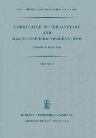 Könyv Correlated Interplanetary and Magnetospheric Observations D.E. Page