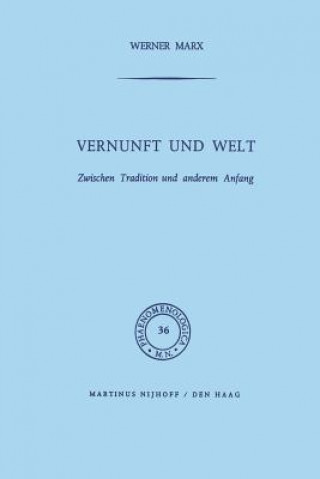 Carte Vernunft Und Welt W. Marx