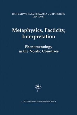 Kniha Metaphysics, Facticity, Interpretation D. Zahavi