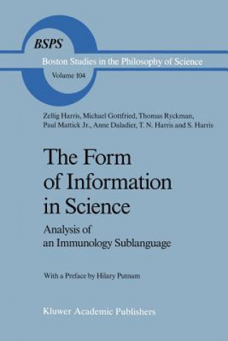 Knjiga Form of Information in Science Z. Harris