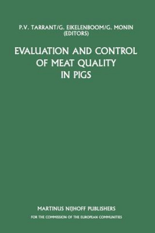 Libro Evaluation and Control of Meat Quality in Pigs P.V. Tarrant