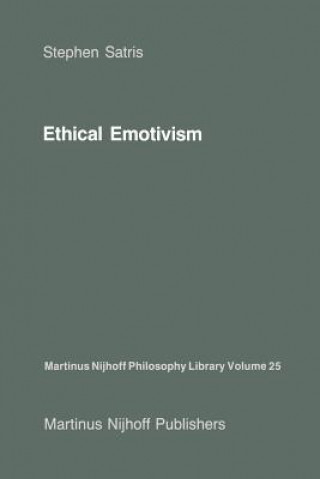 Knjiga Ethical Emotivism S.A. Satris