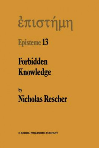 Książka Forbidden Knowledge N. Rescher