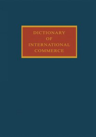 Carte Dictionary of International Commerce W.J. Miller