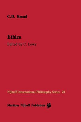 Könyv Ethics C.D. Broad