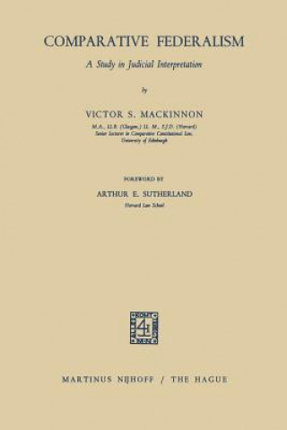 Knjiga Comparative Federalism Victor S. MacKinnon