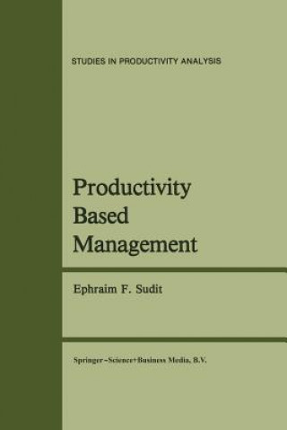 Kniha Productivity Based Management Ephraim F. Sudit