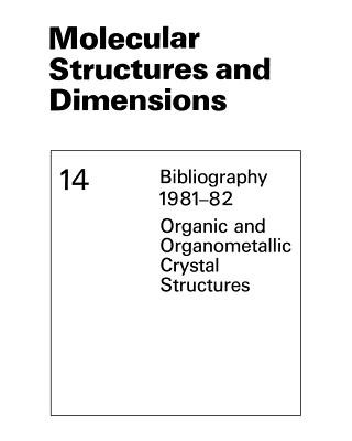 Knjiga Molecular Structures and Dimensions O. Kennard