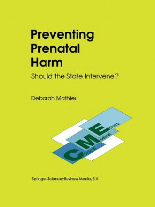 Book Preventing Prenatal Harm D. Mathieu