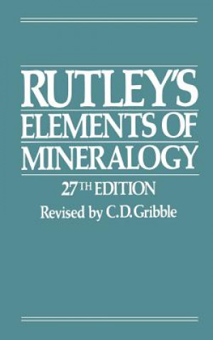 Carte Rutley's Elements of Mineralogy C.D. Gribble