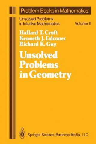Kniha Unsolved Problems in Geometry Hallard T. Croft