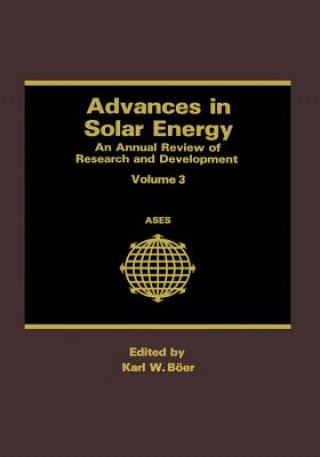 Könyv Advances in Solar Energy Karl W. Boer