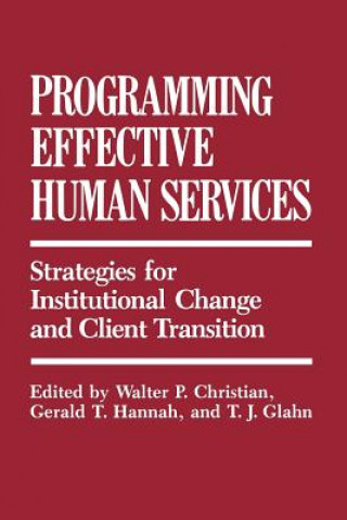 Carte Programming Effective Human Services Walter Christian