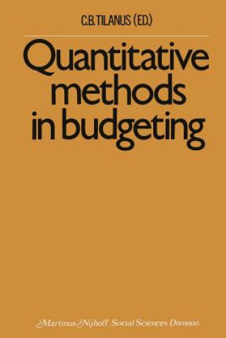 Kniha Quantitative methods in budgeting C.B. Tilanus