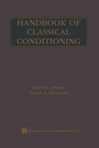 Könyv Handbook of Classical Conditioning David G. Lavond