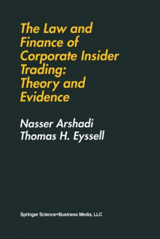 Könyv Law and Finance of Corporate Insider Trading: Theory and Evidence Hamid Arshadi