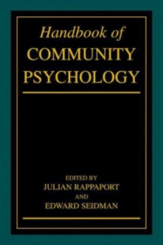 Kniha Handbook of Community Psychology Julian Rappaport