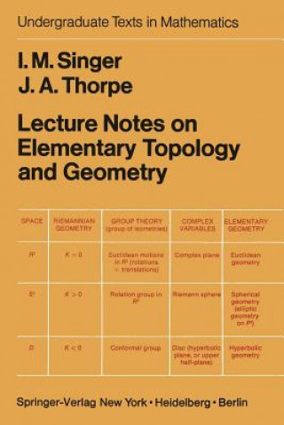 Livre Lecture Notes on Elementary Topology and Geometry I.M. Singer