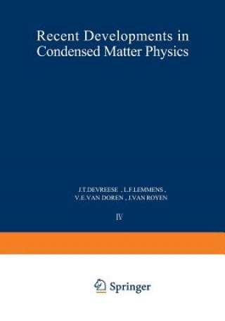Carte Recent Developments in Condensed Matter Physics J. T. Devreese