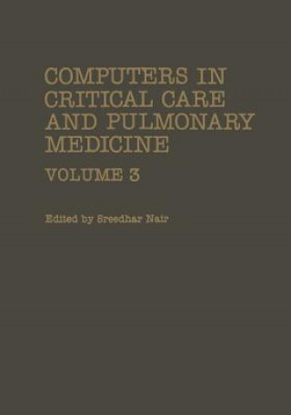 Book Computers in Critical Care and Pulmonary Medicine Sreedhar Nair