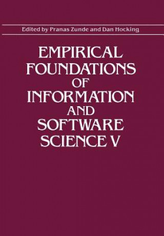 Kniha Empirical Foundations of Information and Software Science V Pranas Zunde