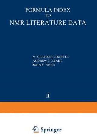 Könyv Formula Index to NMR Literature Data M. G. Howell