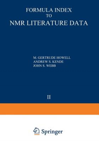 Książka Formula Index to NMR Literature Data M. G. Howell