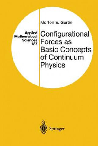 Kniha Configurational Forces as Basic Concepts of Continuum Physics Morton E. Gurtin