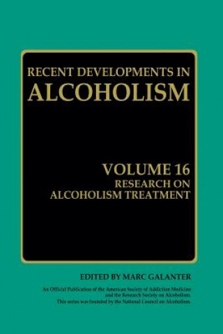 Könyv Research on Alcoholism Treatment Marc Galanter