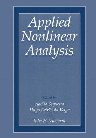 Carte Applied Nonlinear Analysis Adélia Sequeira