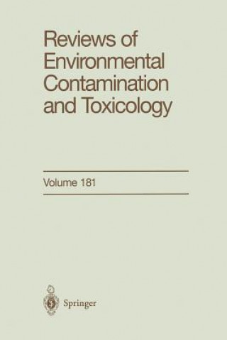 Książka Reviews of Environmental Contamination and Toxicology George Ware