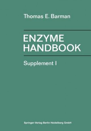 Kniha Enzyme Handbook T. E. Barman