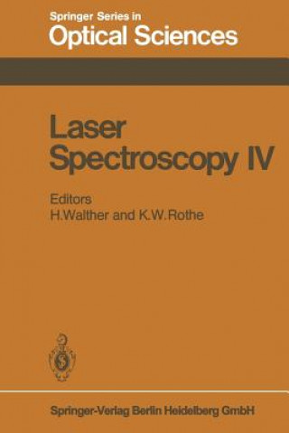 Könyv Laser Spectroscopy IV H. Walther
