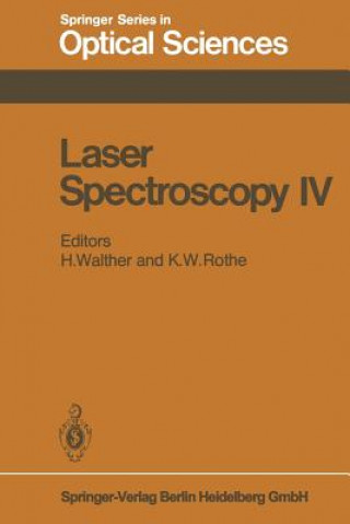 Livre Laser Spectroscopy IV H. Walther