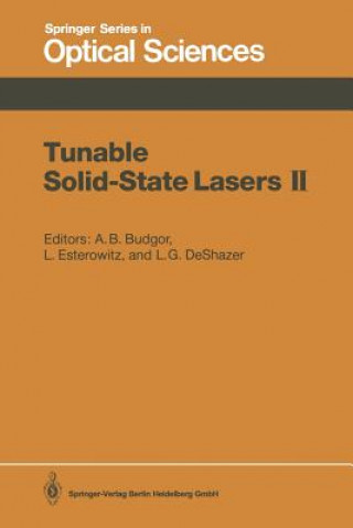 Knjiga Tunable Solid-State Lasers II Aaron B. Budgor