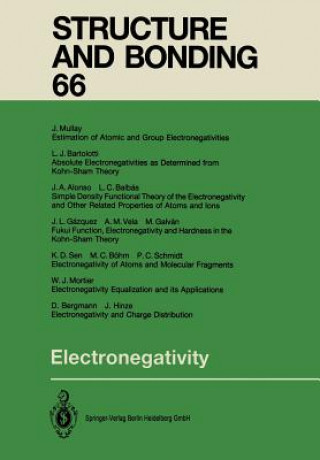 Kniha Electronegativity Kali D. Sen