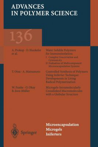 Knjiga Microencapsulation/Microgels/Iniferters S. DiMari