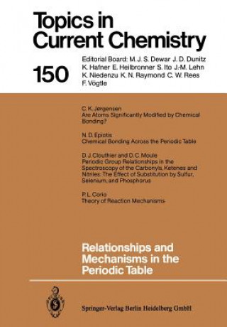 Książka Relationships and Mechanisms in the Periodic Table D.J. Clouthier