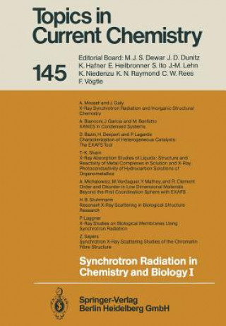Carte Synchrotron Radiation in Chemistry and Biology I Eckhard Mandelkow