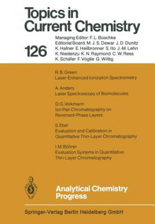Könyv Analytical Chemistry Progress A. Anders