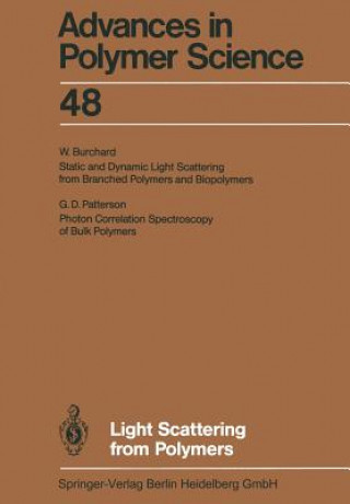 Книга Light Scattering from Polymers W. Burchard