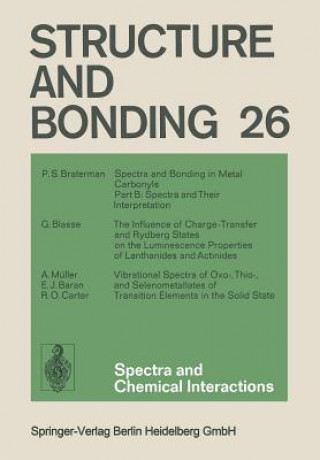 Buch Spectra and Chemical Interactions Xue Duan