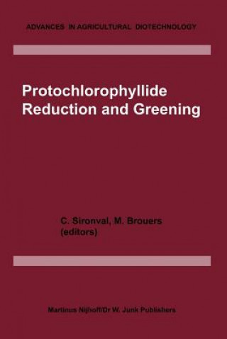 Könyv Protochlorophyllide Reduction and Greening C. Sironval