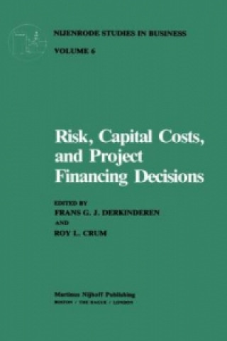 Kniha Risk, Capital Costs, and Project Financing Decisions F.G.J. Derkinderen